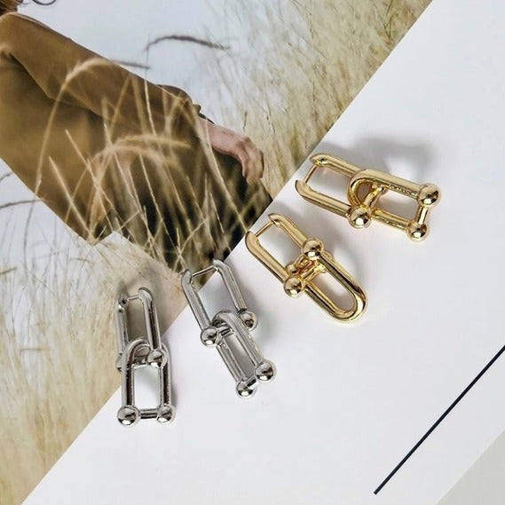 Chunky Chain Link Earrings