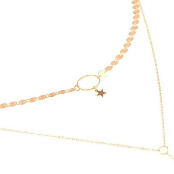 Multilayer Minimalist Design Sexy Summer Chain Necklace