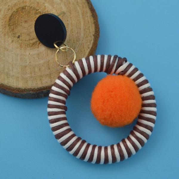 Bohemian Style Round Dangle Earrings