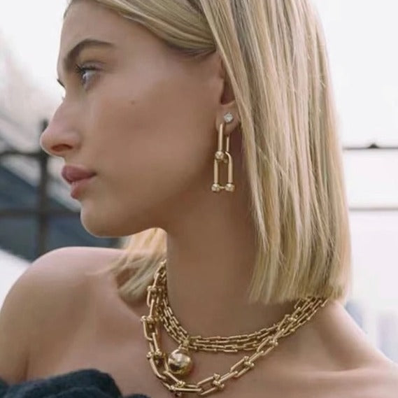 Chunky Chain Link Earrings