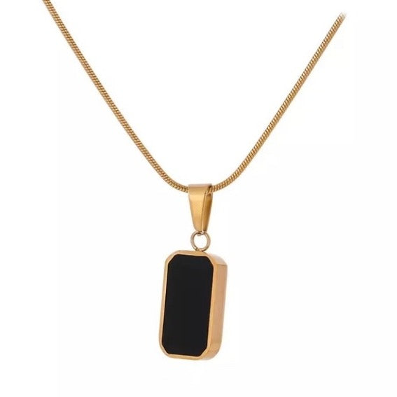 Minimalist Design Double-sided Pendant Necklace