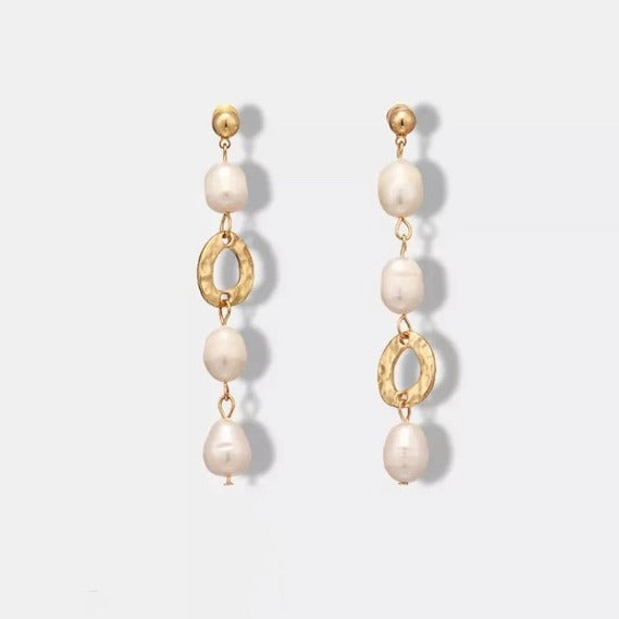 Classic Charm Faux Pearl Earrings