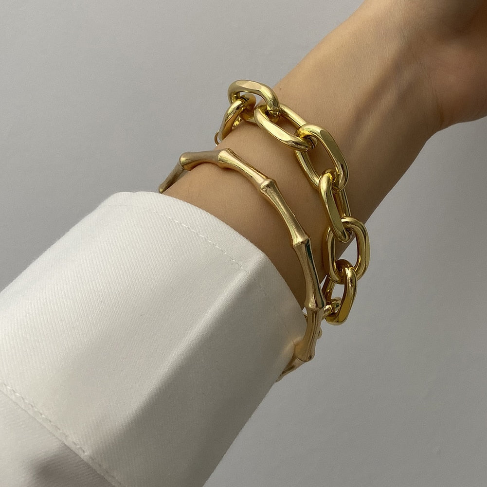 Modern Design Bracelet Set - 2 pieces