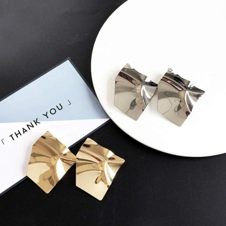 Geometric Exaggerated Statement Earrings