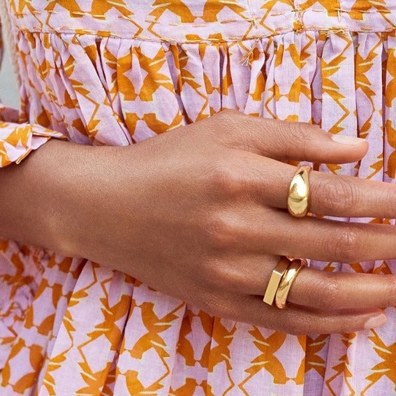 Minimalist Design Chunky Ring