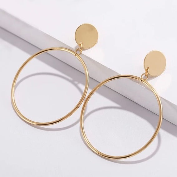 Large Hoop Statement Earrings