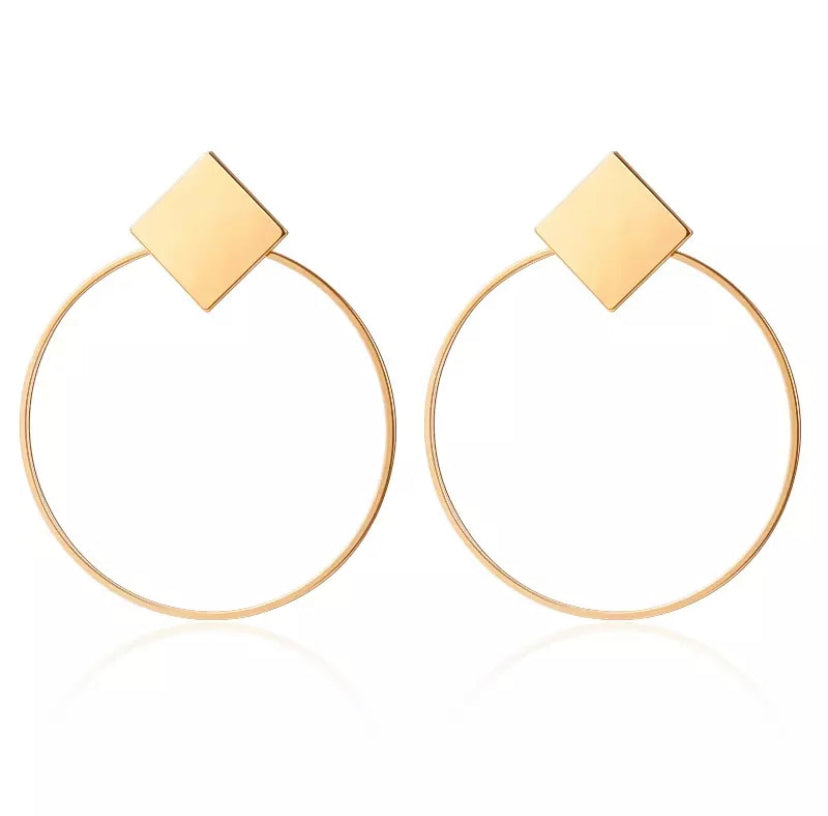 Classic Geometric Hoop Earrings