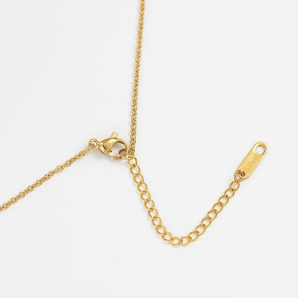 Gold-plated Sunshine Pendant Necklace