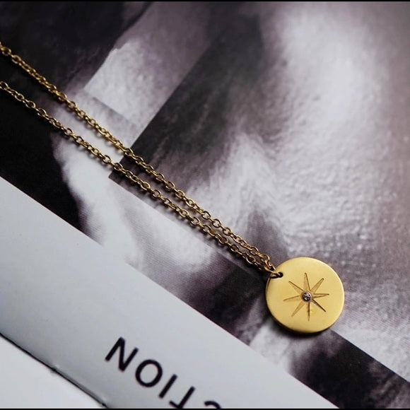 Gold Plated Pendant Necklace