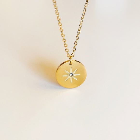 Gold Plated Pendant Necklace