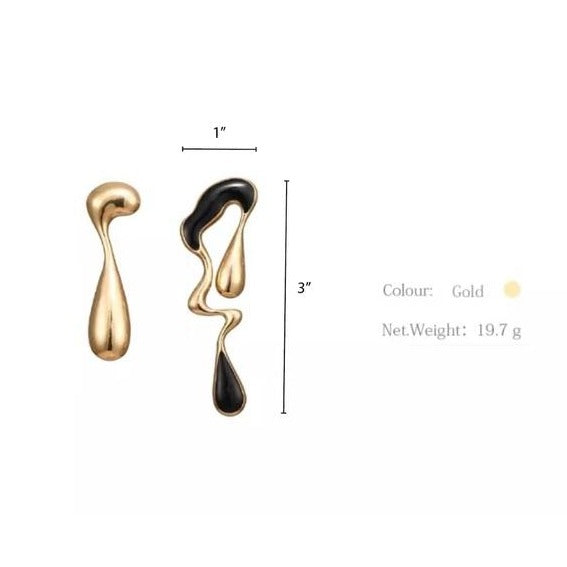Asymmetric Artistic Earrings