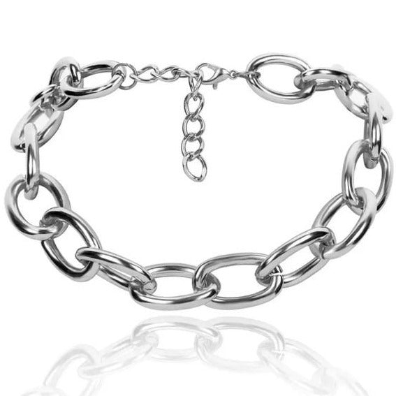Chunky Trendy Link Metal Choker