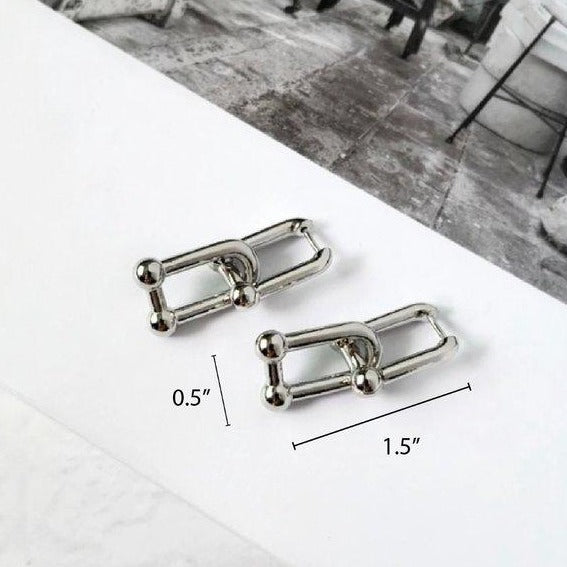 Chunky Chain Link Earrings