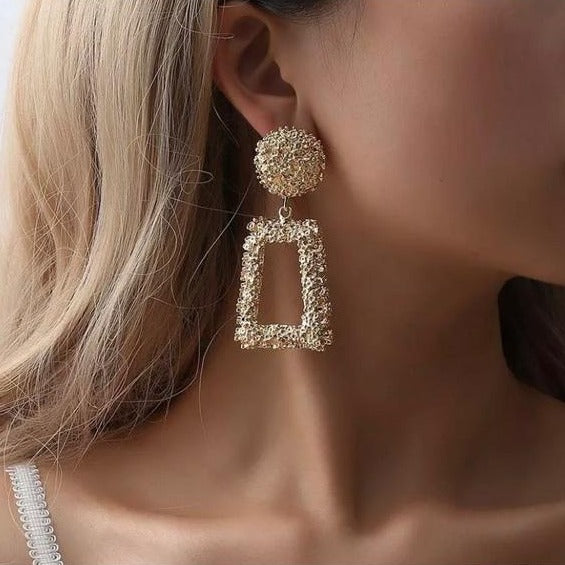 Vintage Style Geometric Earrings