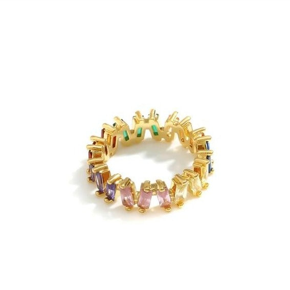 Crystal Rainbow Ring