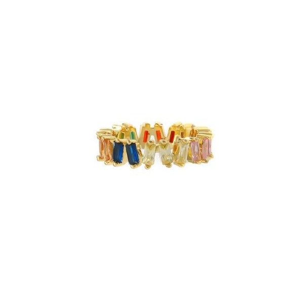 Crystal Rainbow Ring