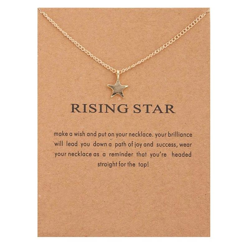 Gold-Plated Star Minimalist Pendant Necklace