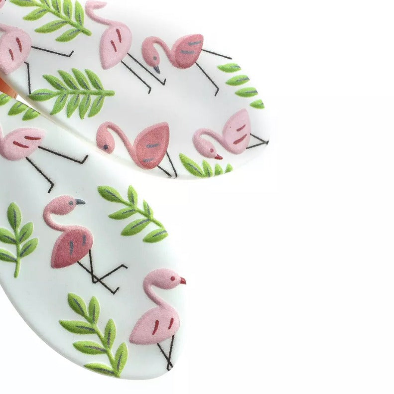 Flamingo Pattern Statement Earrings