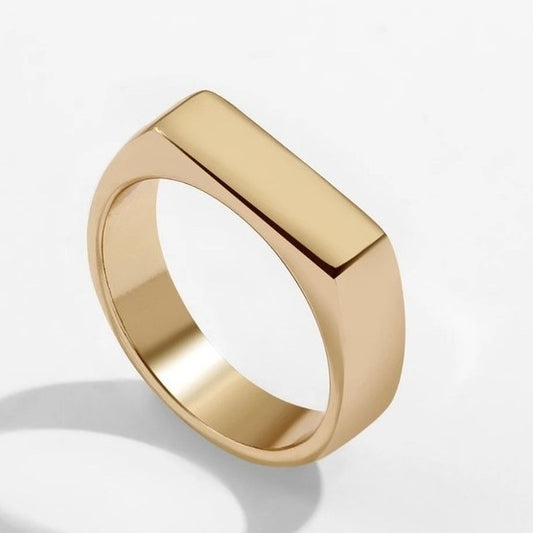 Minimalist Design Chunky Ring