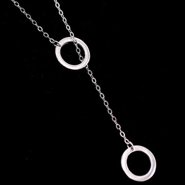 Bicircle Silver Necklace