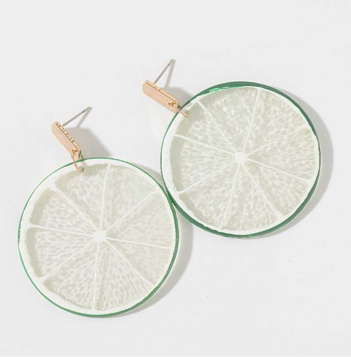 Lemon Shape Modern Drop Earrings