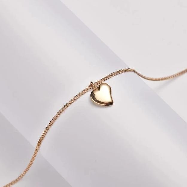 Minimalist Pendant Necklace - Heart Shape Love Pendant