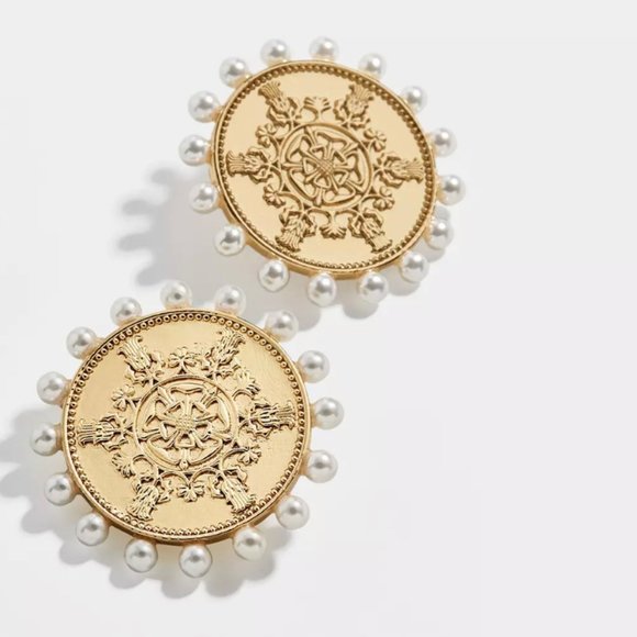 Chic Coin Stud Earrings