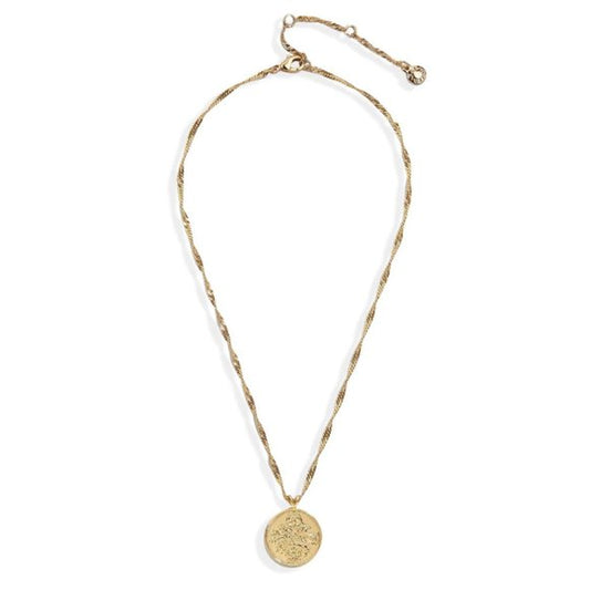 Gold Coin Pendant Necklace