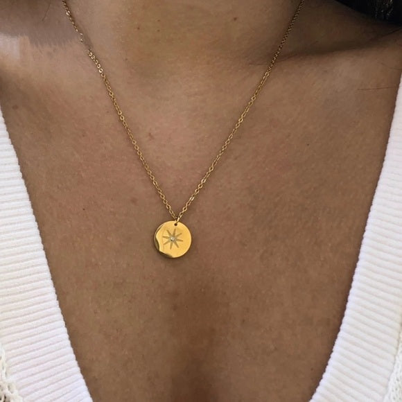 Gold Plated Pendant Necklace